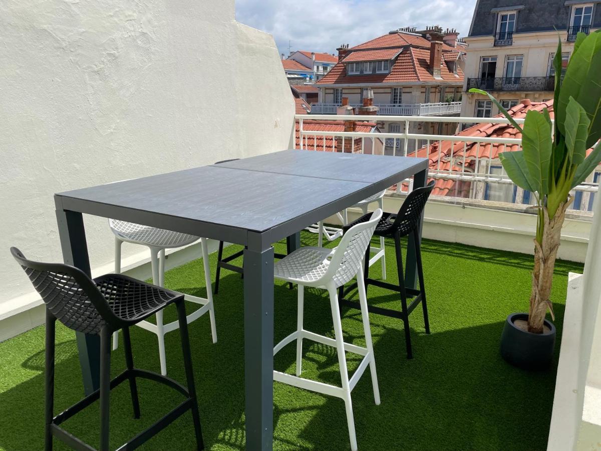 T3 Bis - 4 Etoiles Rooftop Et Vue Mer - Bellevue Biarritz Exteriér fotografie